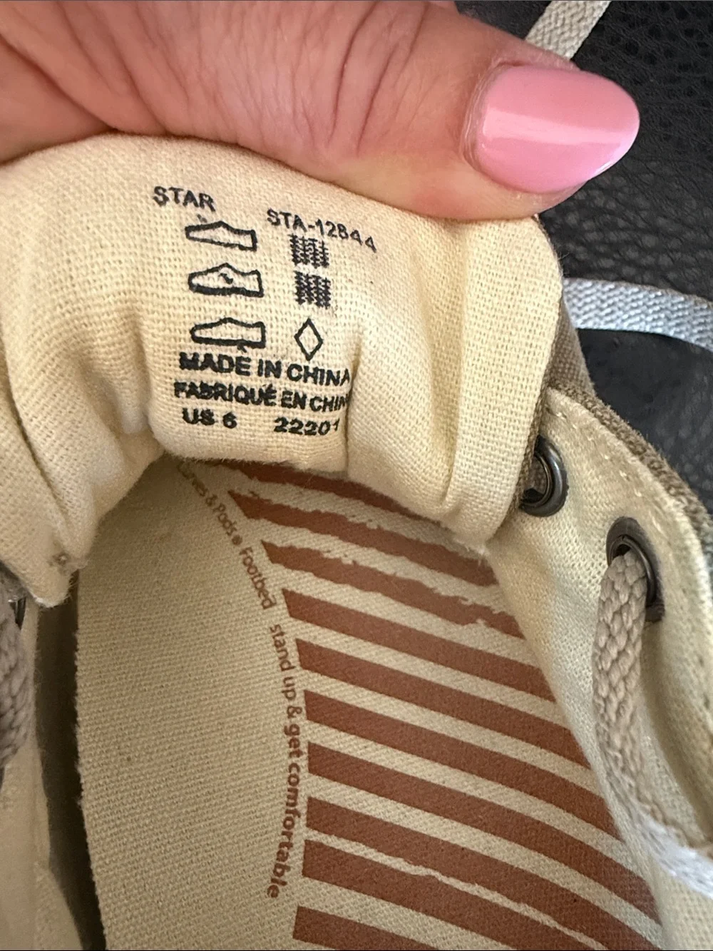 Taos Taupe Canvas Women's Lace-Up Sneakers - Casual Everyday Shoes